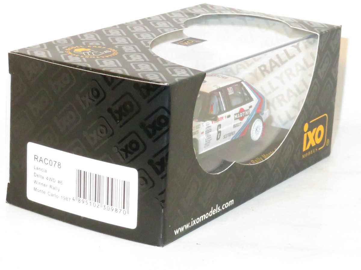 自動車 Racing 43 L. DELTA 4WD MARTINI MONTE.87 1/43 Lancia Delta 4wd Martini Racing Winner Rally Monte Carlo 1987
