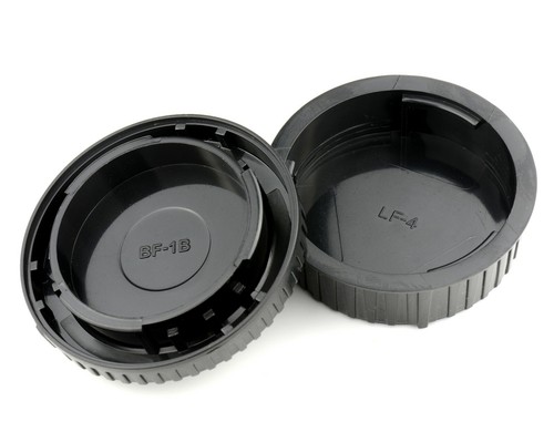 Premium Body Cap BF-1B + Rear Lens Cap LF-4 For Nikon F-Mount AF-S DSLR SLR - Picture 2 of 2