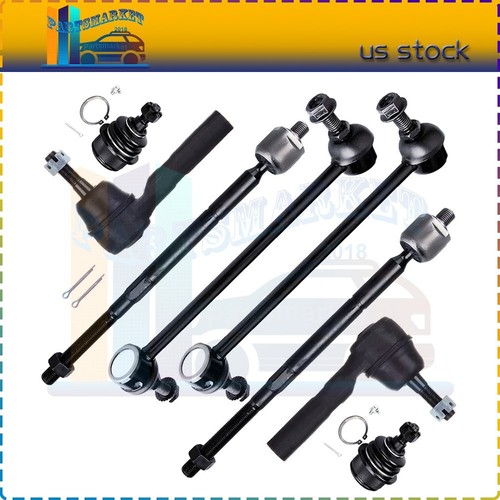 For 20092015 Dodge Journey Set Of 8 Front Tie Rods End Ball Joints