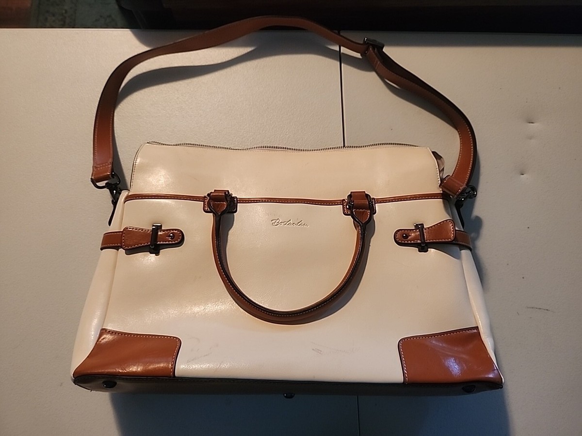 Cream and Brown Bostanten bag BOSTANTEN Crossbody Bags Purses for Women Trendy Soft  main image 4