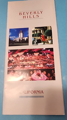 1980's Beverly Hills California Visitor's Bureau Brochure July 1983