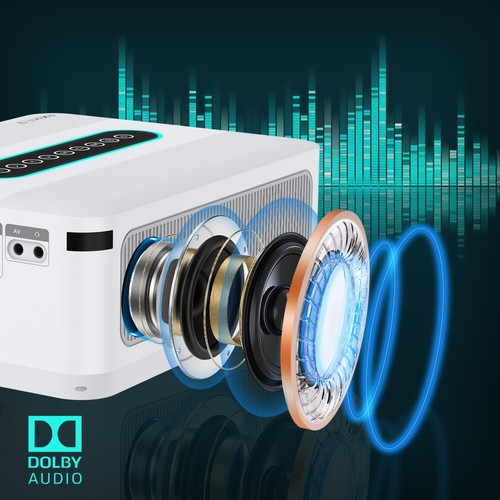 230 ANSI Lumen 8K Projector 1080P 3D 5G WiFi Bluetooth Video Home Theater HDMI - Picture 10 of 12