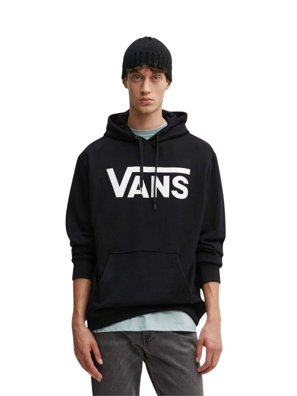 Sudadera Vans Unisex,con Capucha,Ceñido Regular,Color Negro,Modelo