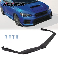 Front Bumper Lip Splitter Chin Spoiler For Subaru WRX STI V-Limited Style 15-21