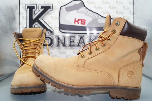Timberland 6 pollici stivali nabuk impermeabili EU 46 US 12 grano 6304R tuttofare - Foto 6 di 16