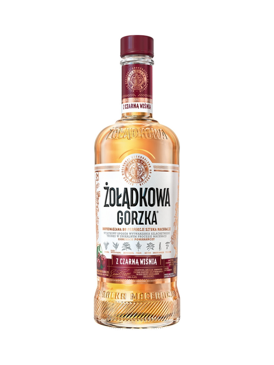 Zoladkowa Gorzka with Black Cherry Vodka Liqueur (z Czarną Wiśnią) 50cl