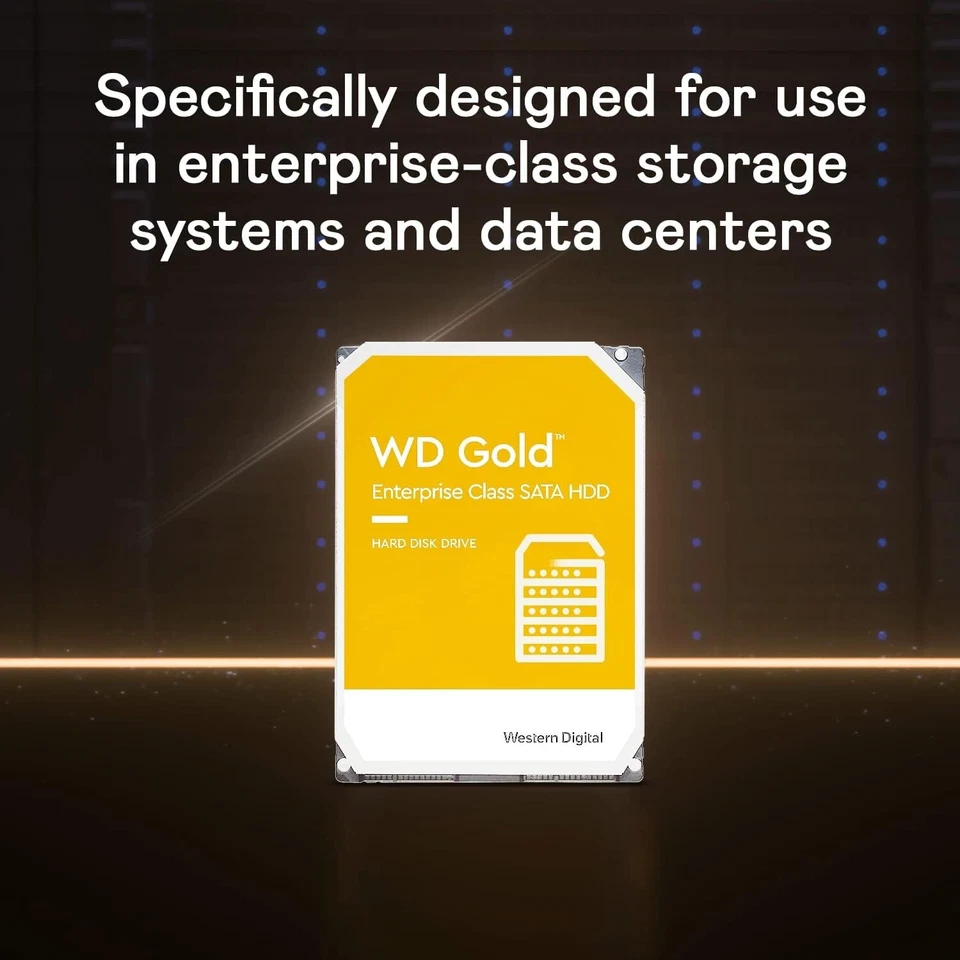 Western Digital 6TB WD Gold Enterprise Internal Hard Drive  SATA 7200 WD6002FRYZ - Image 3 of 4