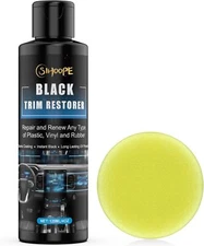Black Trim Restorer Plastic Restorer Bring Plastic, Rubber, and Vinyl Black 4Oz