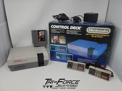 Nintendo NES Control Deck CIB Complete System Console Tested