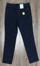 Boys' Flexible Drawstring Reinforced Knee Pull On Woven Pants Cat  Jack Navy 16