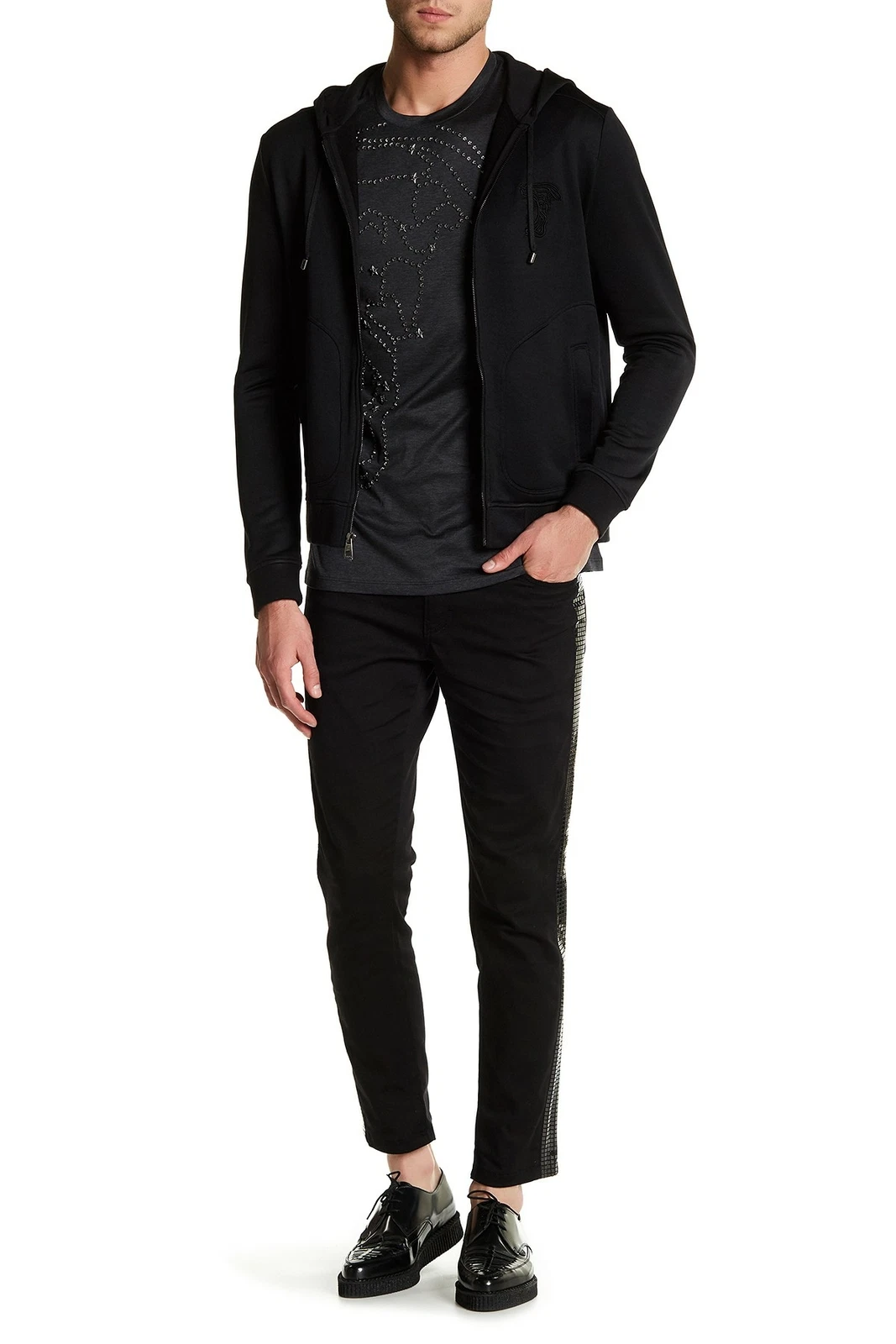 Versace Collection Pantalone Uomo V600284 Nero Taglia 30