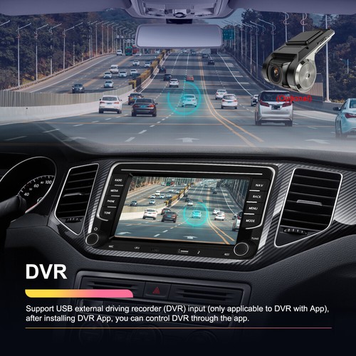 7" Autoradio Android 13 WiFi GPS Navi 2 DIN für VW GOLF 5 6 Passat Tiguan Touran - Bild 20 von 24