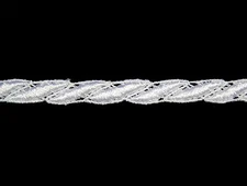 Unotrim 3/8" White Small Thin Intricate Venice Lace Trim by Yard