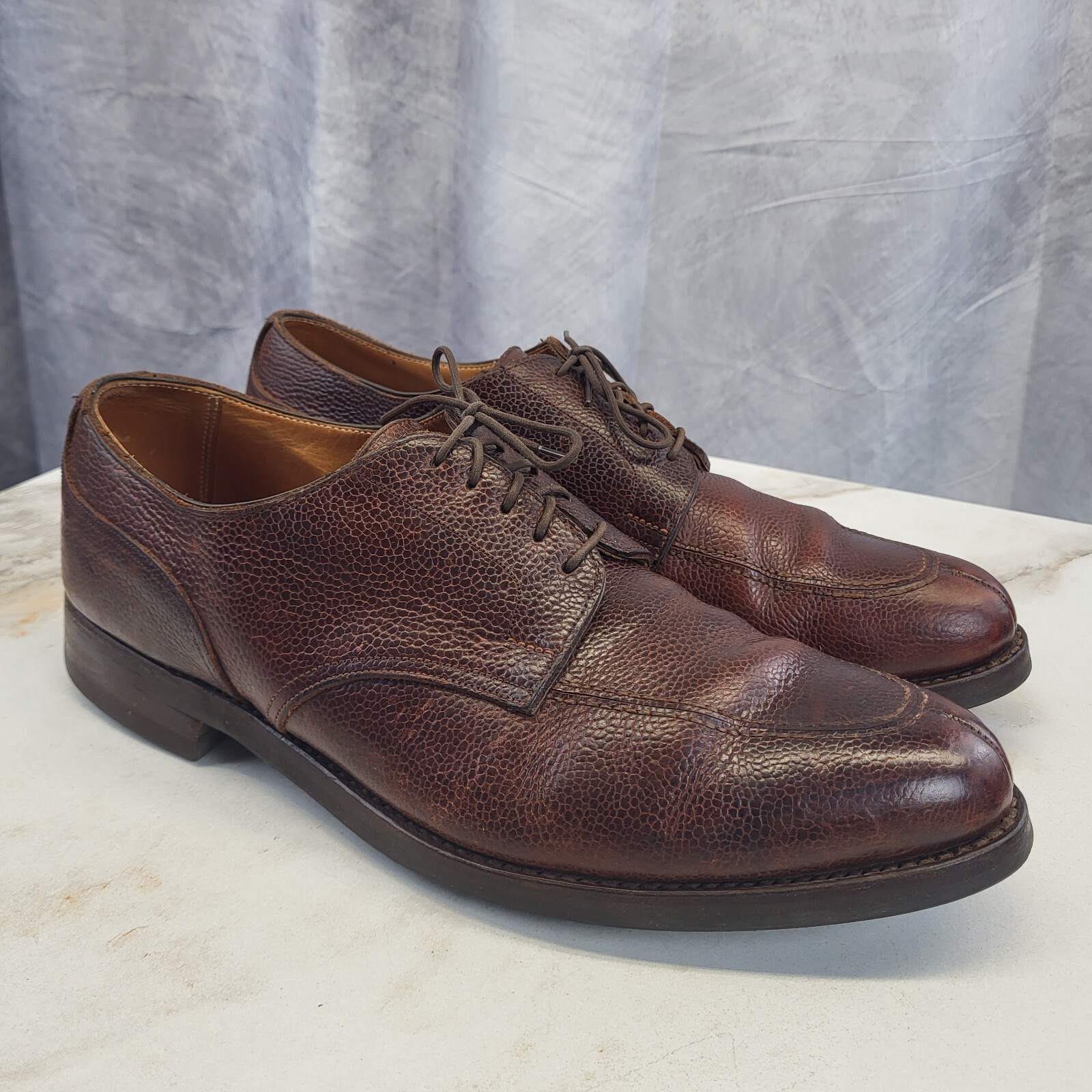 SAOLA EVER GREEN Engle Field ciottoli suola in dainite punta divisa derby uomo 12