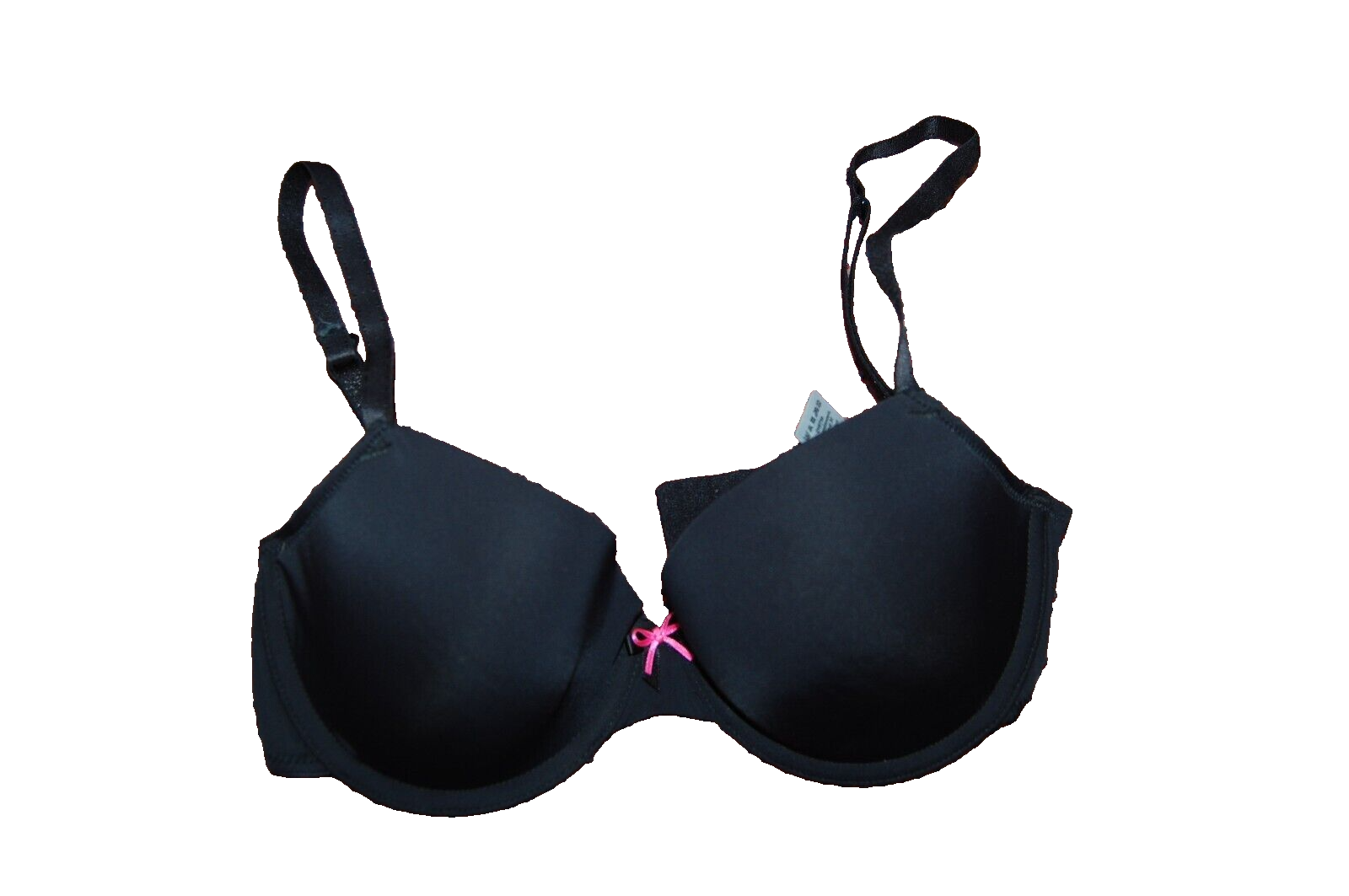 Nutmeg Underwired Lightly Padded T Shirt Bra Black Size UK 34B EUR 75B BNWOT