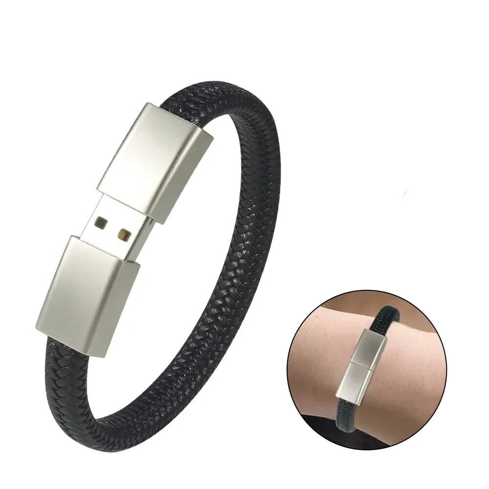 USB Flash Drive Bracelet 4-64GB Portable Shatterproof Store Transfer Data Gift-image