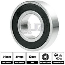 1x 6005-2RS Ball Bearing 25mm x 47mm x 12mm Rubber Sealed Spherical Outter Race