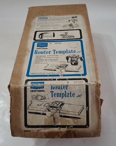 Sears Craftsman Router Template Set 9-25182 Letters Numbers Vintage Made in USA - Picture 19 of 19