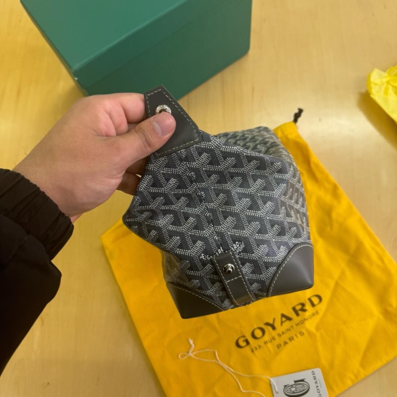 GOYARD - Bowling 25 Grey Toiletry Wash / Clutch Bag image 6