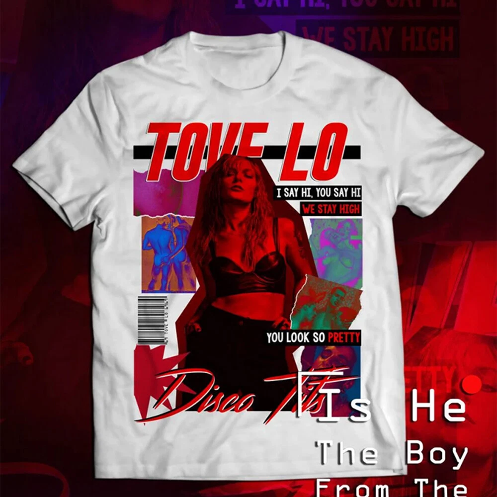 New Rare Tove Lo DISCO TITS Gift For Fans Unisex All Size Black T-Shirt  HS1040 | eBay