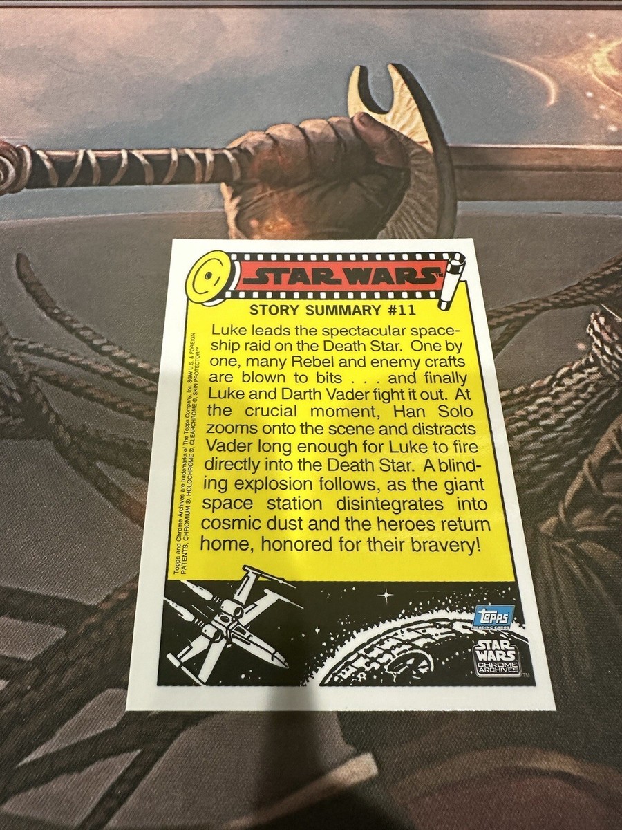 1999 Star Wars Topps Chrome Archives - Spectacular battle! #29 - X