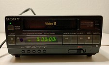 SONY EV-C3 NTSC Video8 Player Recorder VCR Deck - Powers on but NOT TESTED