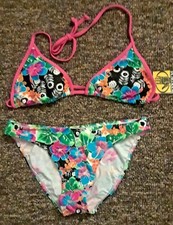 NWT LADIES MEDIUM BODY GLOVE 2PC BIKINI SWIMSUIT MULTI