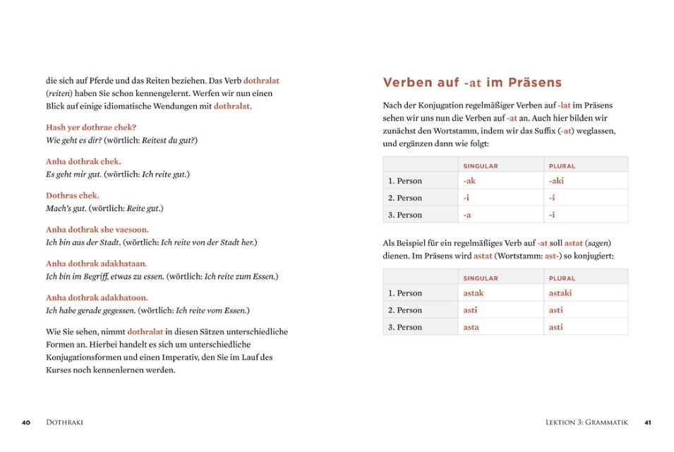 Thumbnail - David J. Peterson / Living Language Dothraki. Lehrbuch +