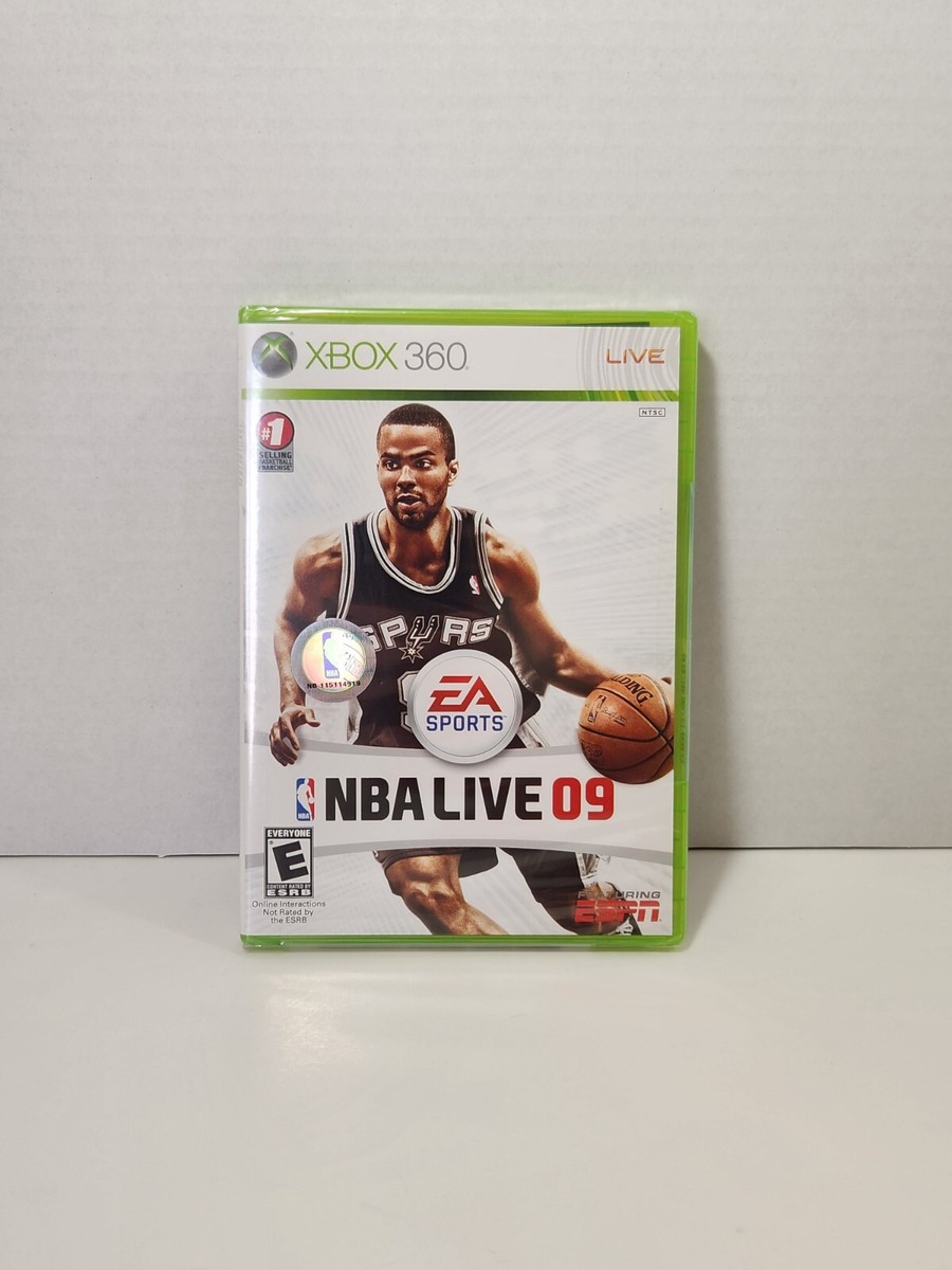 NBA Live 09 (Xbox 360, 2008) Brand New & Factory Sealed