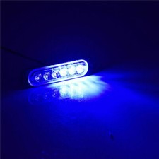 6LED Auto Warnlicht Frontblitzer Stroboskoplicht Blinklicht Warnleuchte 12V-24V