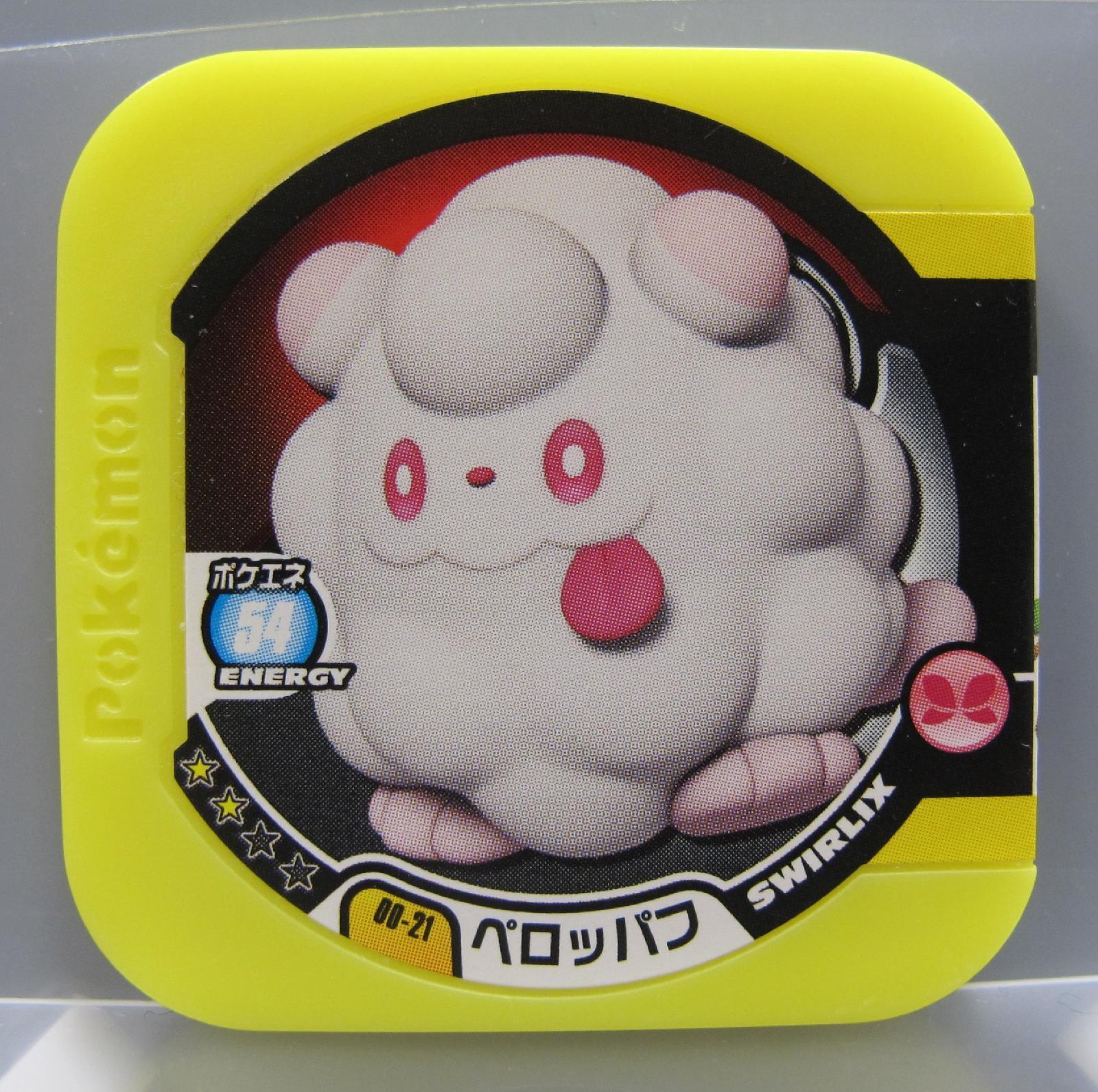 Swirlix Pokemon Tretta Plastic Tile Card Japanese Abt4.0X4.0X0.3cm Game F/S