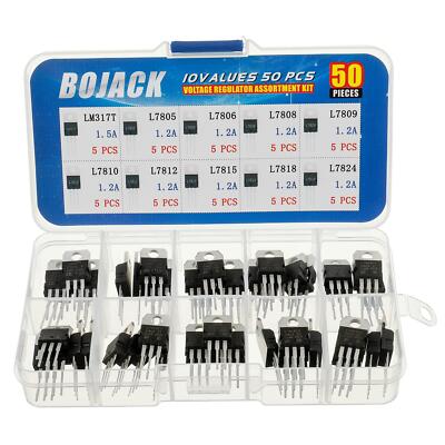 10 Werte 50 Stück Set LM317 L7805 L7806 L7808 L7809 L7810 L7812 L7815 L7818 L7824