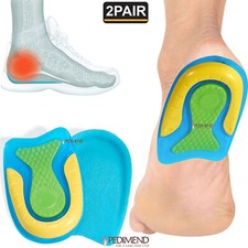 Taza de talón Pedimend™ para fascitis plantar dolor en el talón hueso espuela dolor de Aquiles (4 piezas)