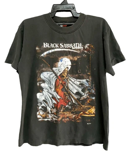 Vintage Bootleg Black Sabbath Black Short Sleeve Unisex Tshirt