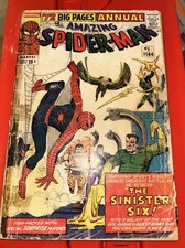 Amazing Spider-Man Annual #1 (1964) 0.5-1.0. – 1st Sinister Six! Lee/Ditko