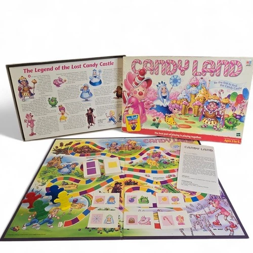Vintage 1999 Candy Land Board Game by Milton Bradley **COMPLETE**