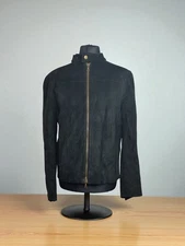 Stylish men's suede jacket by John Richmond, size 50