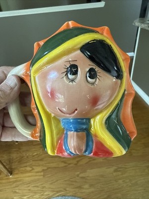 VTG Virgin Of Guadalupe Mug Cup