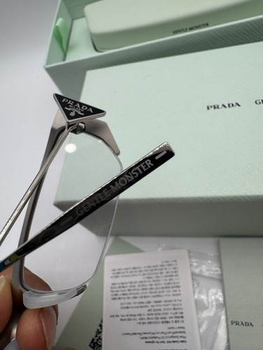 Gentle Monster x Prada 2 A02 Silver Clear (100% Authentic)