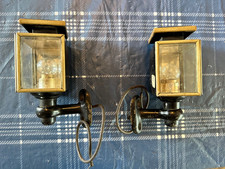 Antico STUDEBAKER ? Set LUCI LATERALI con Lampadine Lampade Auto, Carrello Lanterna Elettrica