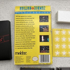 Zombie Nation COMPLETE (CIB) Nintendo NES AUTHENTIC TESTED WORKING CLEAN