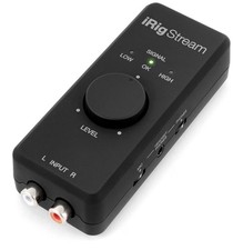 iRig Stream stereo audio interface for iPhone/iPad and Android