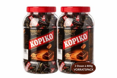 (18,74 EUR/kg) Kopiko Kaffee Bonbons Multipack 2x 800g