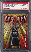 1998 Topps Chrome Seasons Best Sb22 David Robinson Psa 10 1998 Topps Chrome Seasons Best Sb22 David Robinson Psa 10
