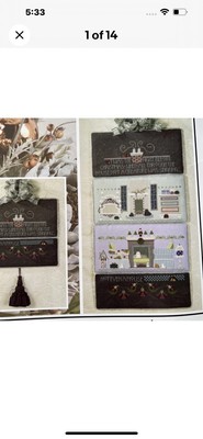 All Through The House by Cross Eyed Cricket Cross Stitch Christmas Cat NEW