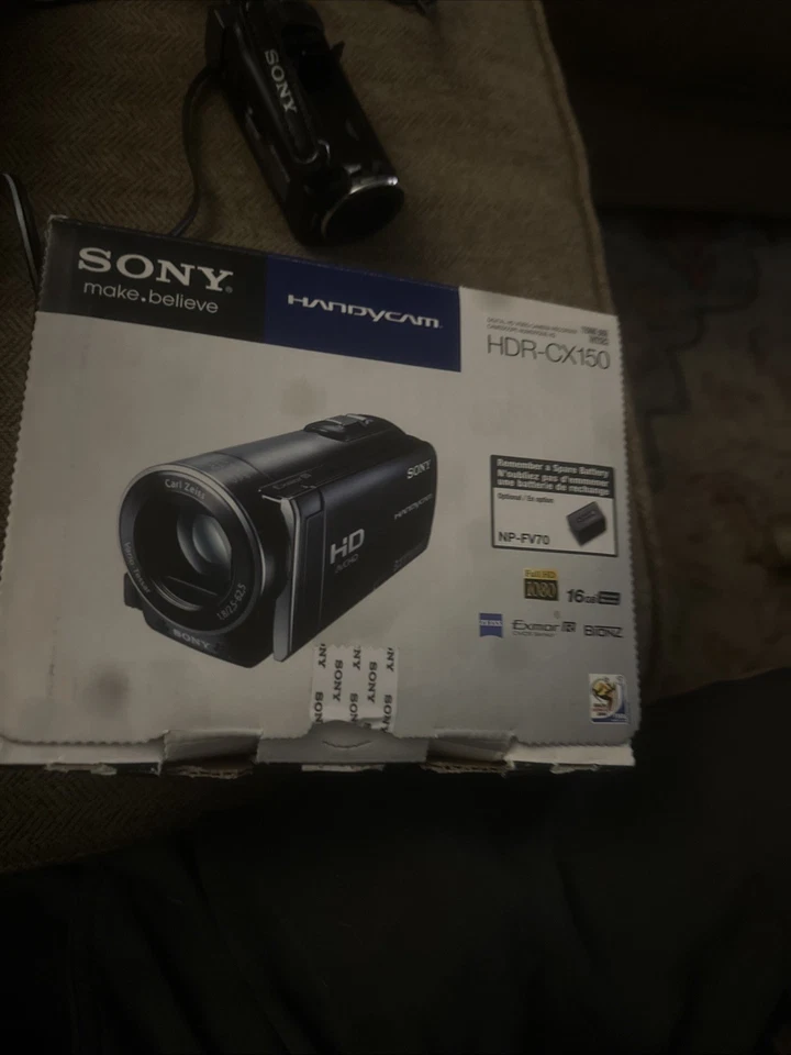 Sony HDR-CX 150 Handycam Camcorder with Power Supply,  Bag  Tested - Image 2 of 4