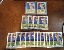 2020 Bowman Bryson Stott Blue Chrome /150, Sky Blue, Refractor, Chrome/Paper Lot