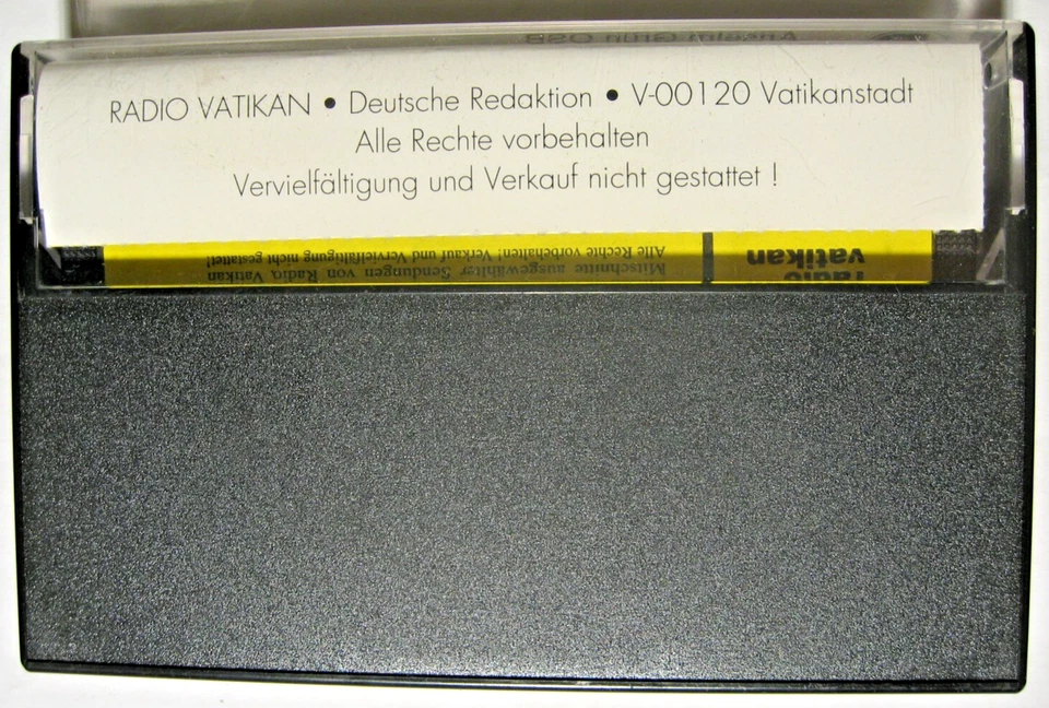 Tiefenpsychologie und Bibel, Radio Vatikan, Anselm Grün, Kassette - Bild 4 von 4