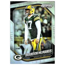 Brandon McManus 2025 Panini Prizm #290 Silver Green Bay Packers