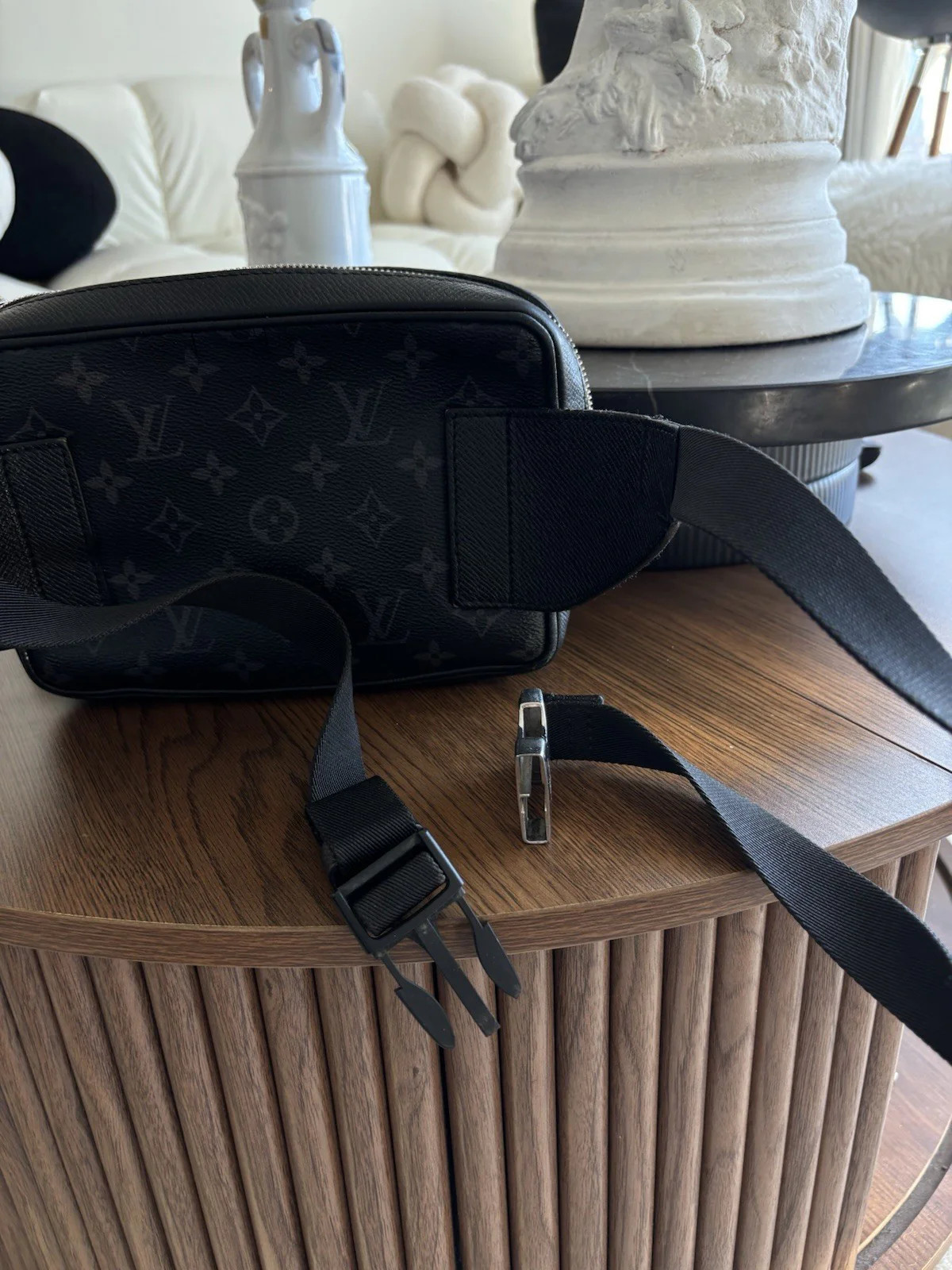 LOUIS VUITTON Authentic Monogram Eclipse Fannypac… - image 4